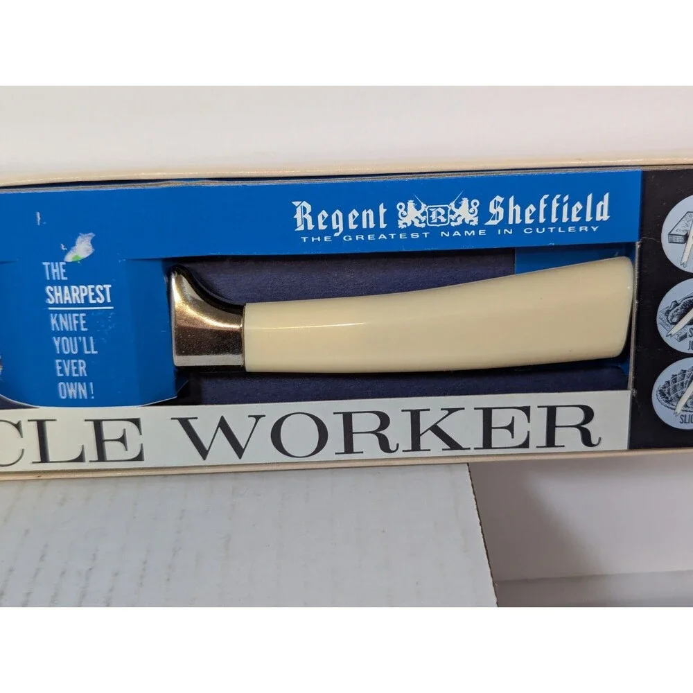 Vintage Regent Sheffield The Miracle Worker Knife Slicing & Sawing in Box